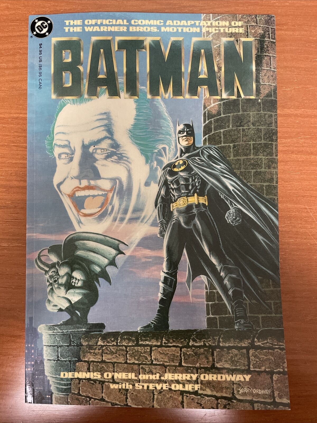 Batman Official Comic Movie Adaptation of Warner Bros Movie DC 1989 TPB