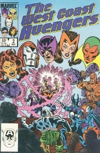 West Coast Avengers (1985) #2 Direct Market VF. Stock Image