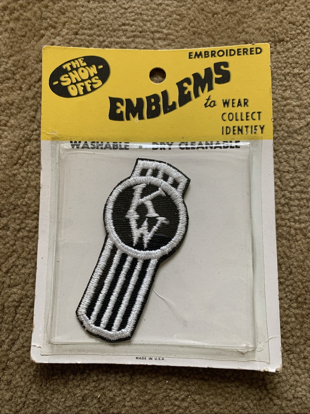 Vintage 1970's The Show Offs Emblems Kenworth Patch Vintage 1970's The Show Offs Emblems Kenworth Patch