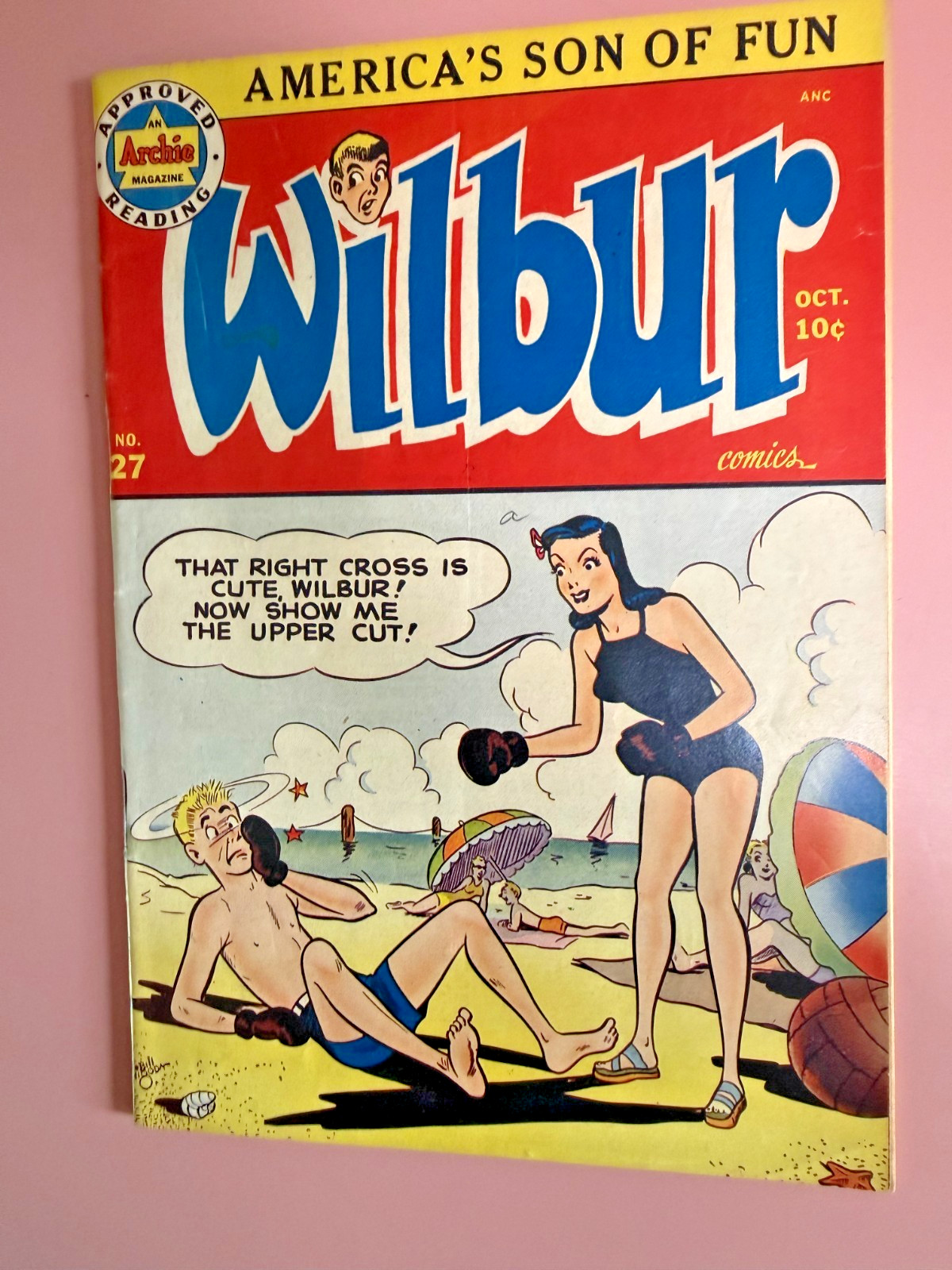 Wilbur America's Son of Fun No. 27 October Issue Archie Comic Wilbur America's Son of Fun No. 27 October Issue Archie Comic