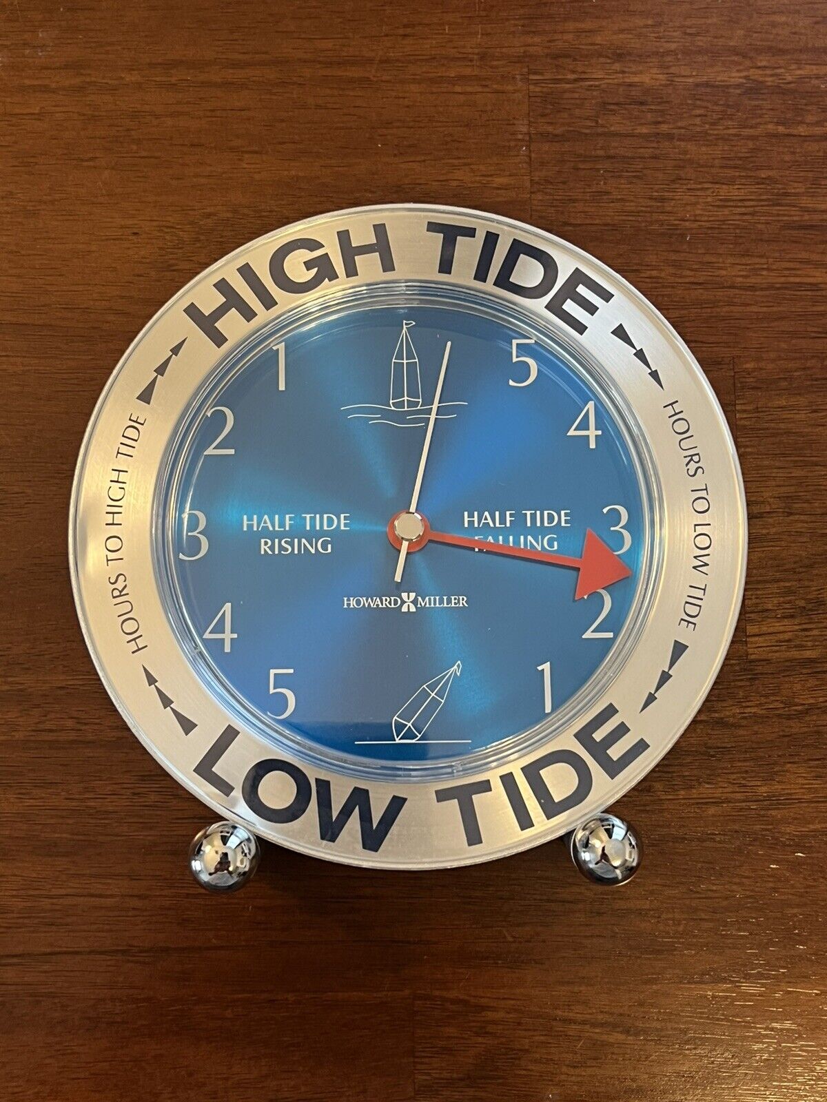 Howard Miller Tide Mate III Table Clock 645527 East Atlantic Ocean Tide Clock