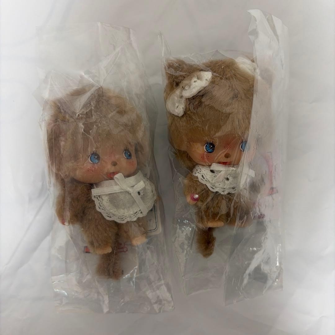 Bebichhichi× rienda Exclusive Charm Boy & Girl Set of 2 Monchhichi Bebichhichi× rienda Exclusive Charm Boy & Girl Set of 2 Monchhichi