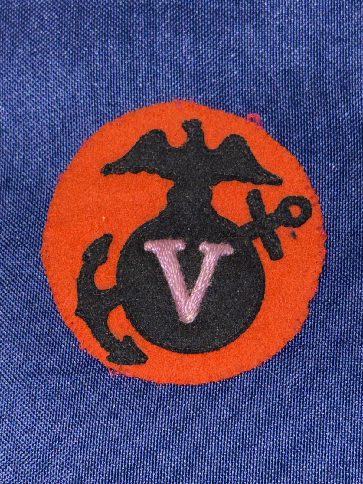 Rare WWI USMC 5th Brigade MG Company Wool Patch EGA Machine Gun Co Rare WWI USMC 5th Brigade MG Company Wool Patch EGA Machine Gun Co
