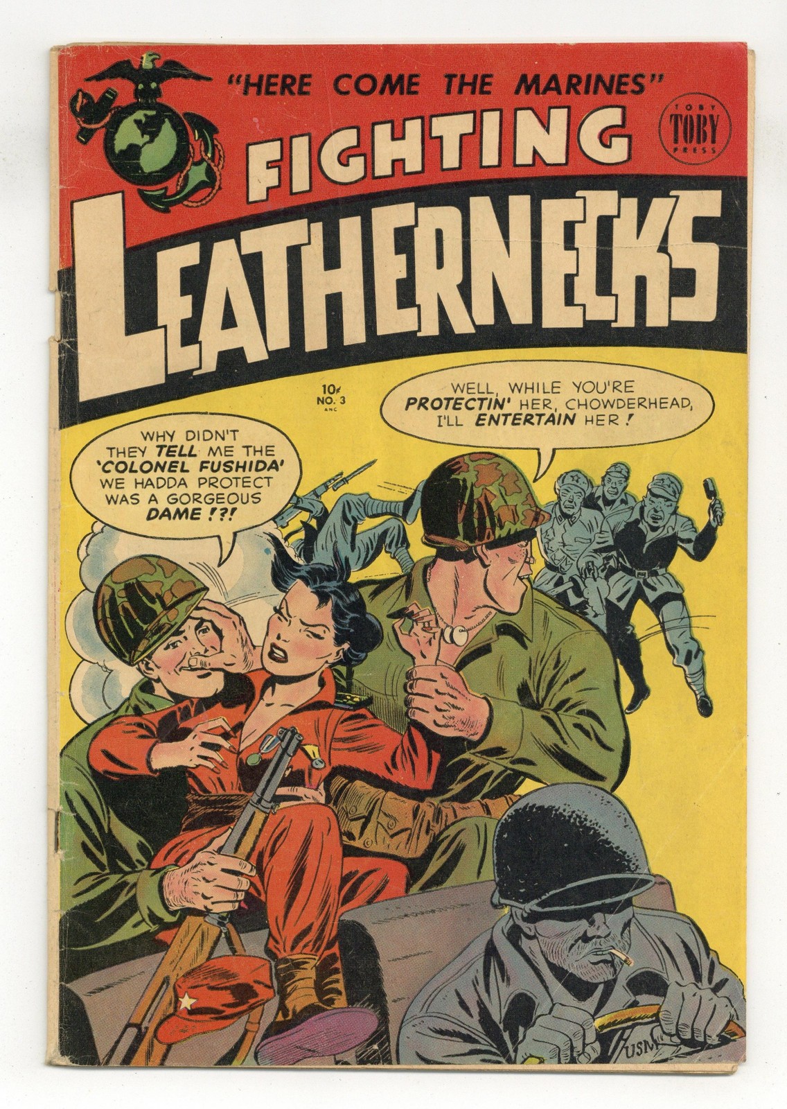 Fighting Leathernecks #3 VG- 3.5 1952 Fighting Leathernecks #3 VG- 3.5 1952