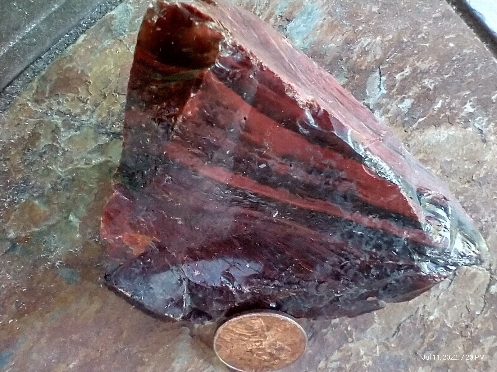 Heart of Dragon Cosmic Energy channeling Andara Natural Crystal 130 grams