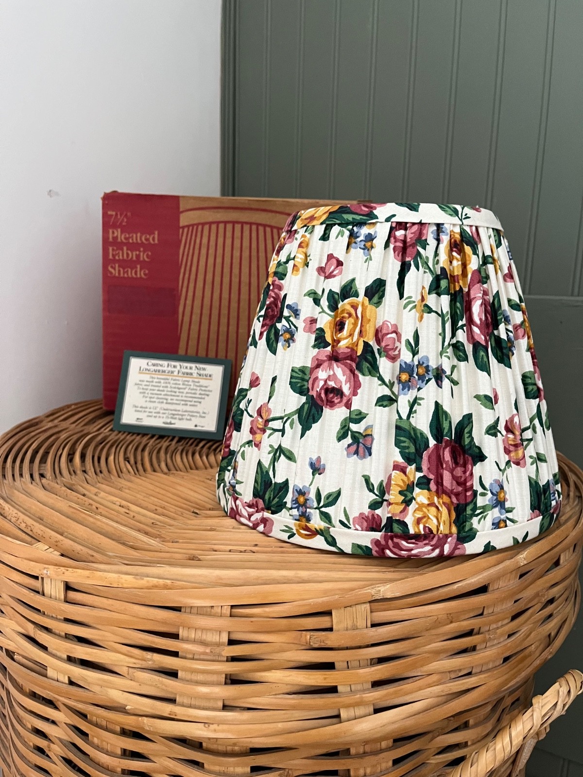 LONGABERGER Garden Splendor Lamp Shade
