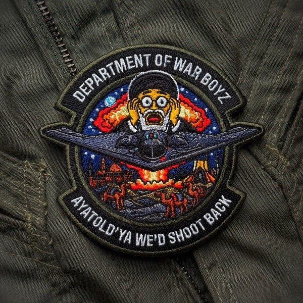 Iran Operation Epic Fury “Ayatold’Ya We’d Shoot Back” B-2 USAF Squadron Patch