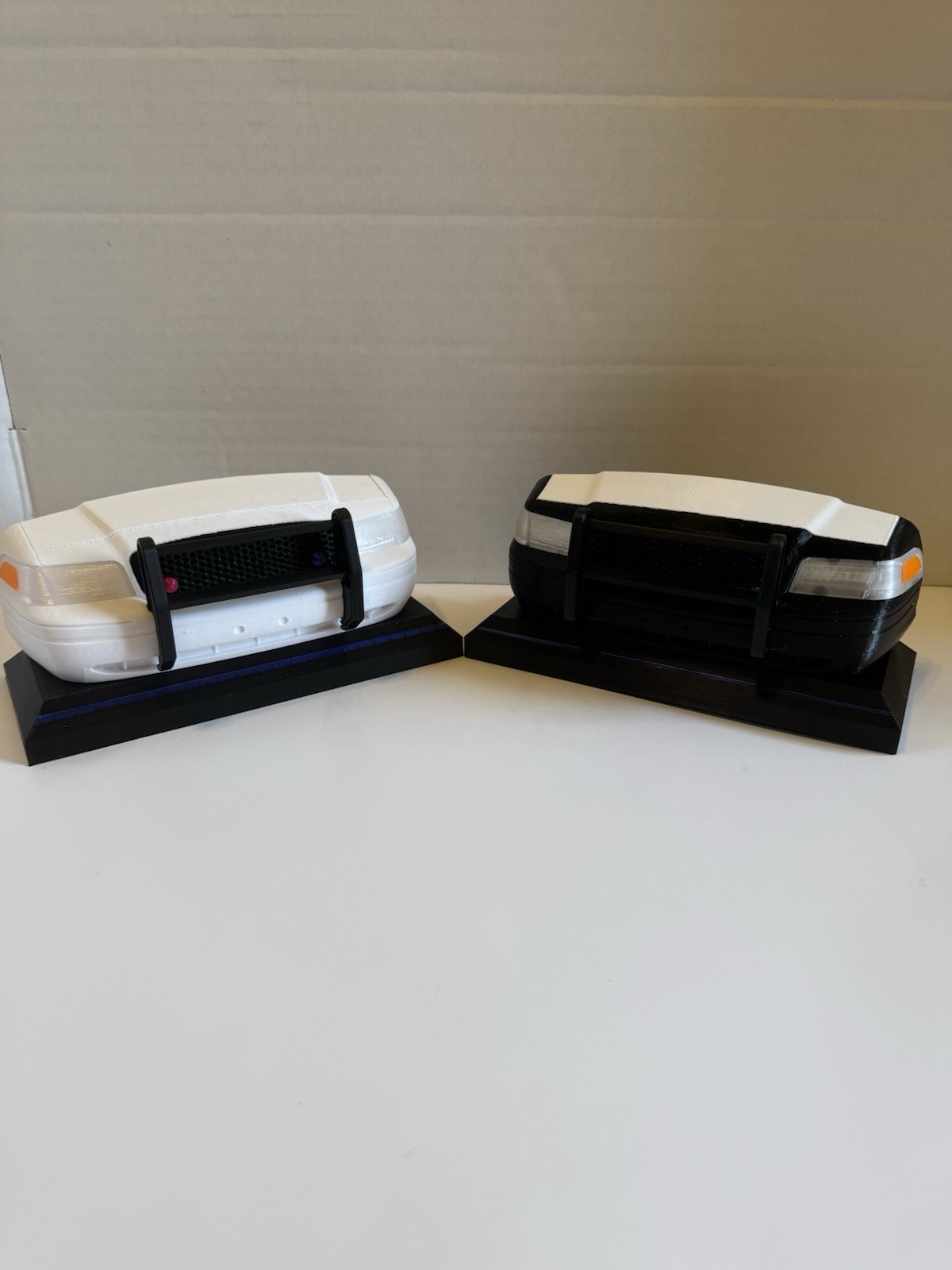 Ford Crown Victoria Police Interceptor 3D Printed Desk Display Thin Blue Line