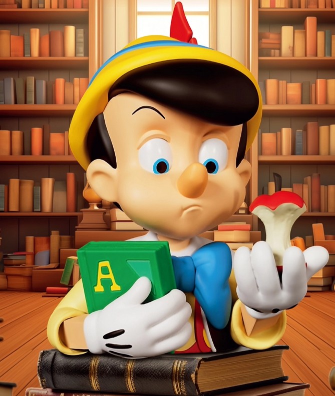 Soap Studio Pinocchio Bust First Day of School 3.7In Figurine Model Soap Studio Pinocchio Bust First Day of School 3.7In Figurine Model
