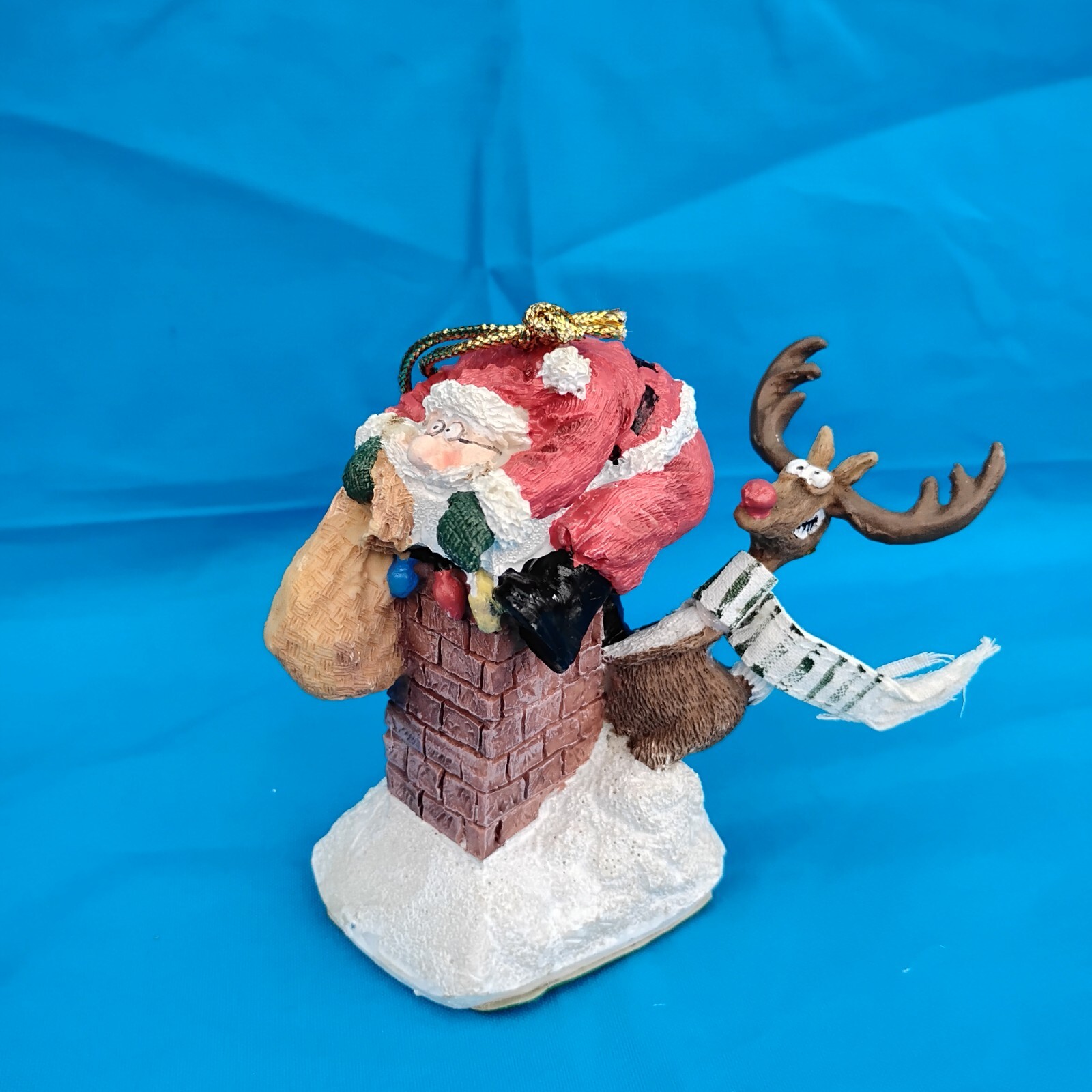 Jim Borgman Santa Delivers 1994 Lazarus Inc Christmas Centerpiece Jb01 Jim Borgman Santa Delivers 1994 Lazarus Inc Christmas Centerpiece Jb01