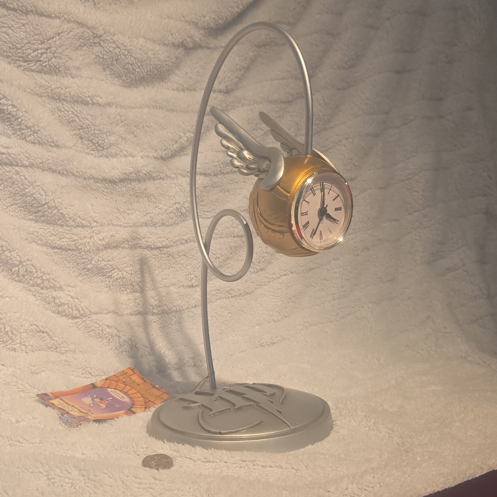 Harry Potter RARE Vintage Golden Snitch 15" Desk Clock Harry Potter RARE Vintage Golden Snitch 15" Desk Clock