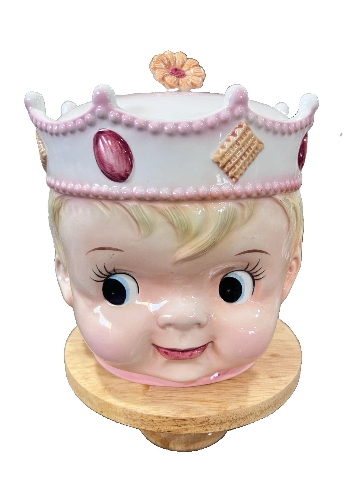 Vintage UCAGCO Prince Boy Cookie Jar – Japan – Circa 1960 RARE collectible EUC Vintage UCAGCO Prince Boy Cookie Jar – Japan – Circa 1960 RARE collectible EUC
