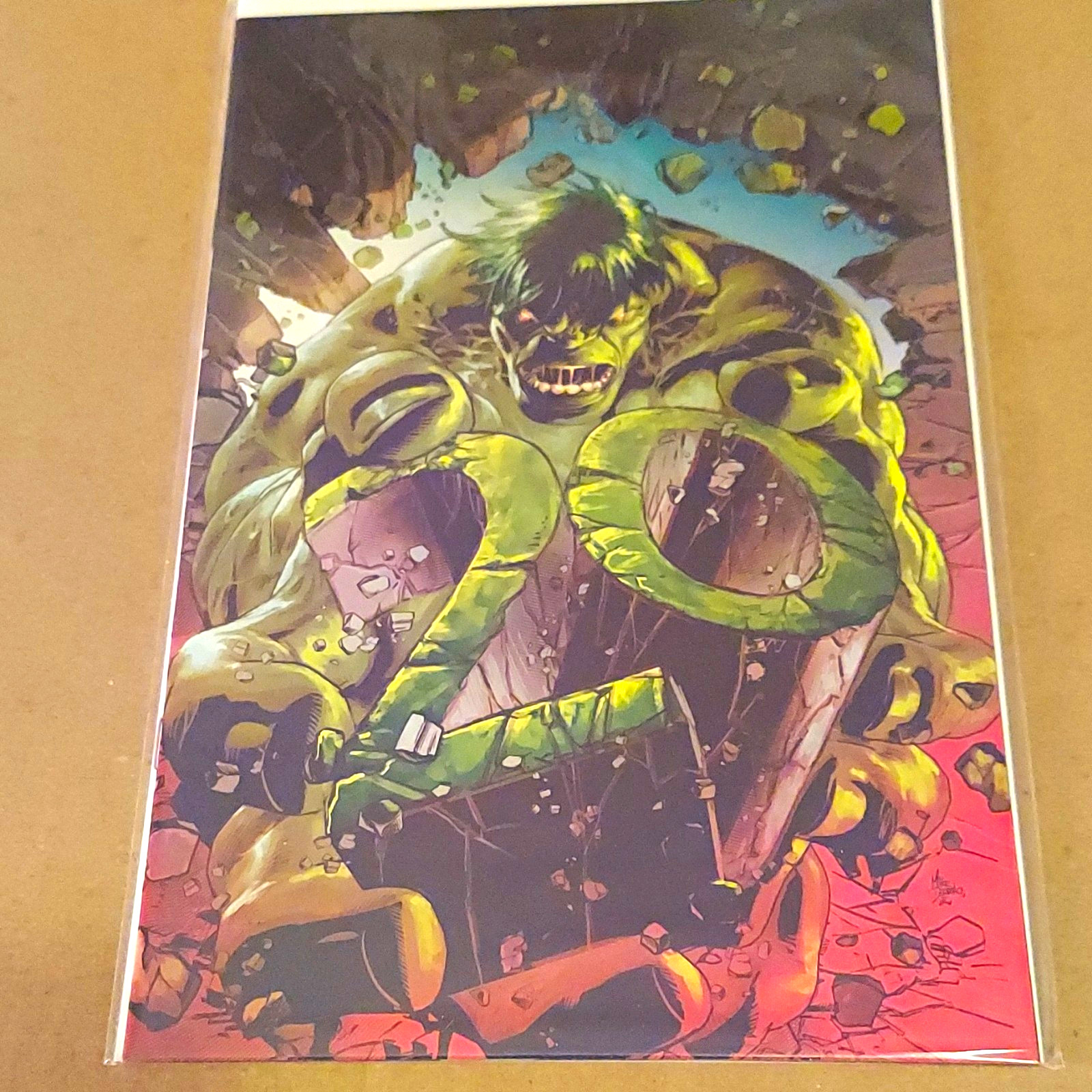 THE IMMORTAL HULK #1 VIRGIN VARIANT 1:200 RATIO COVER BY MIKE DIODATO THE IMMORTAL HULK #1 VIRGIN VARIANT 1:200 RATIO COVER BY MIKE DIODATO