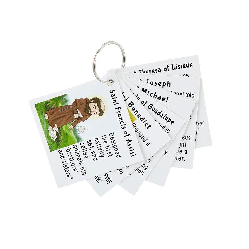 Learning The Saints Punch Out Cards With Keychain 36 Pcs Lot of 4 Size 5X7 in