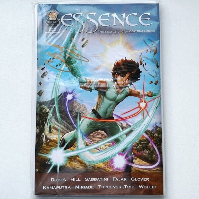 Essence Vol. #1 & #2 Signed TPB Destiny of the Twelve Warriors - Variant Cover