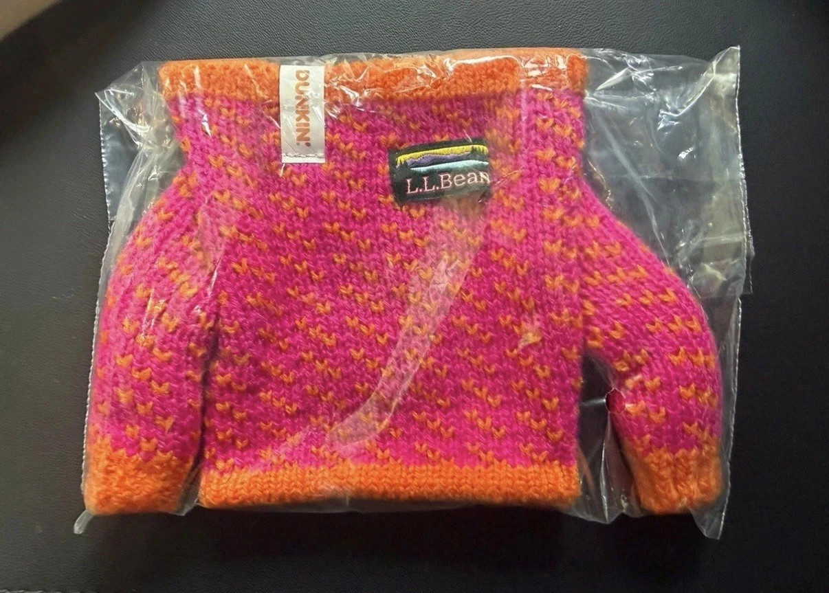 Rare Dunkin’ L.L. BEAN Cup Sweater Sleeve Limited Edition 2026  (Check Time)