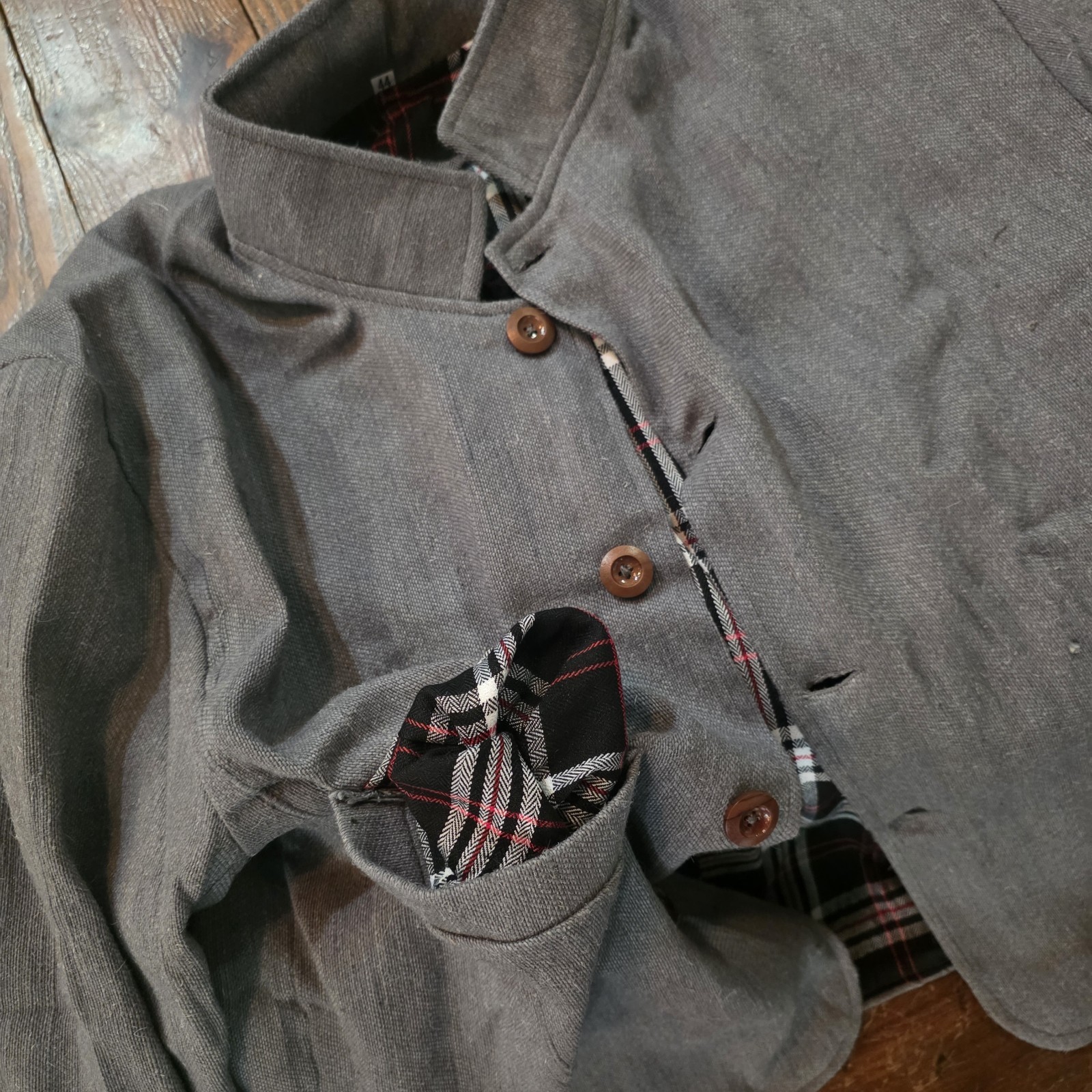 Confederate Shell Coat Jean Wool Gray Confederate Shell Coat Jean Wool Gray
