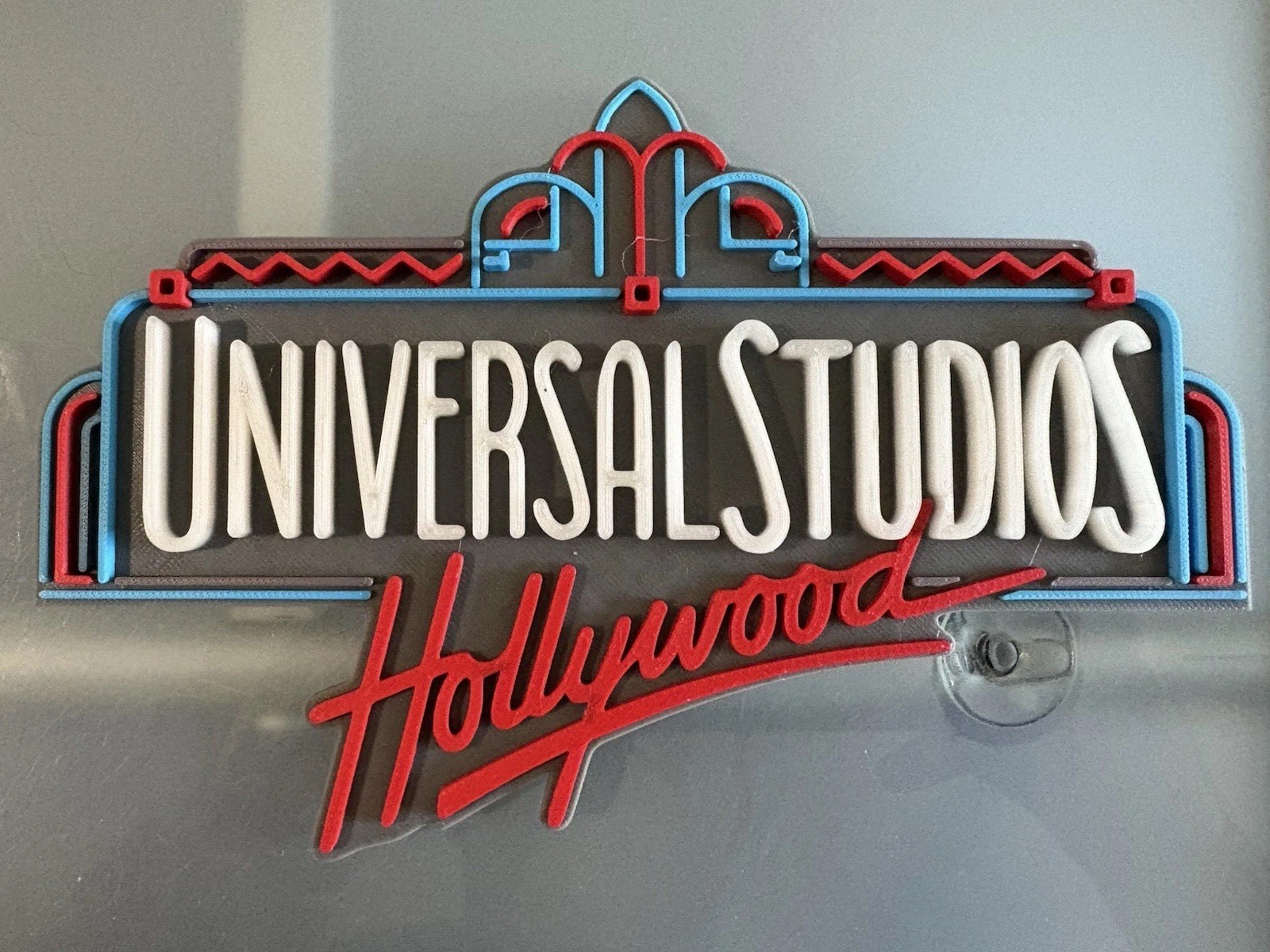 Universal Studios Hollywood Retro 80s Sign Replica USH Glow In The Dark Custom Universal Studios Hollywood Retro 80s Sign Replica USH Glow In The Dark Custom