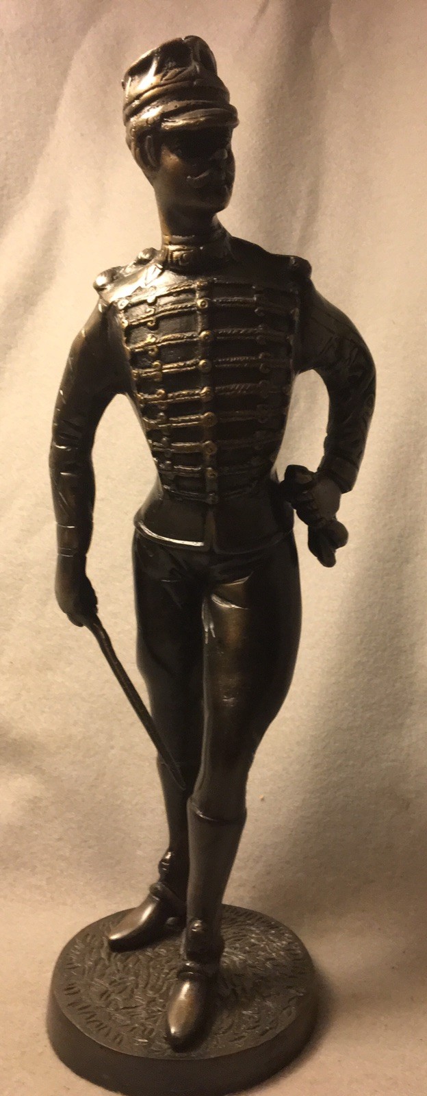Antique Solid Bronze Napoleonic Cavalry Field Marshal/General Sculpture 14” 7lb Antique Solid Bronze Napoleonic Cavalry Field Marshal/General Sculpture 14” 7lb