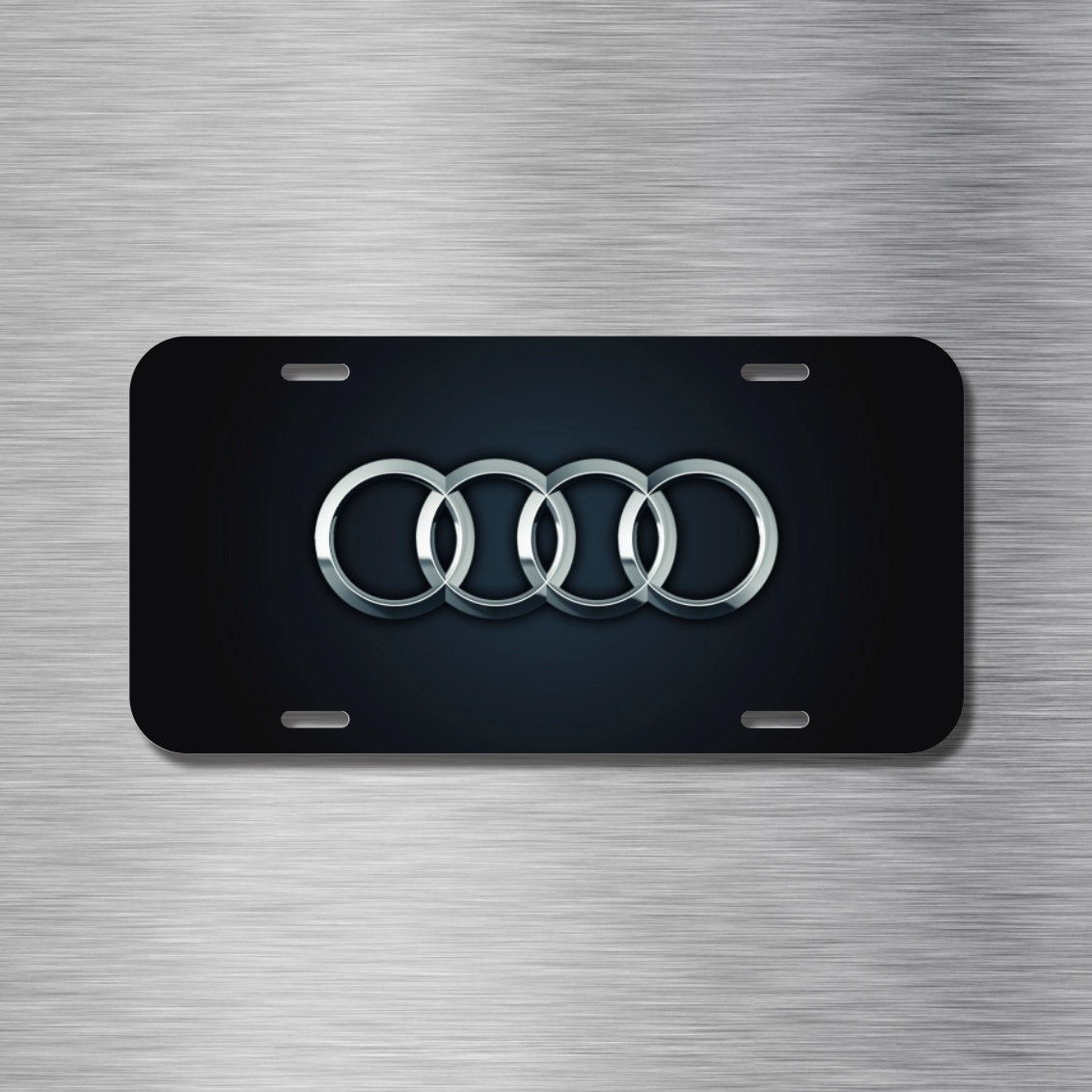 NEW Audi Aluminum License Plate CAR SUV Truck NEW Audi Aluminum License Plate CAR SUV Truck