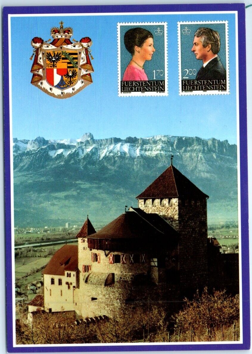 Postcard - Castle of Vaduz, Liechtenstein