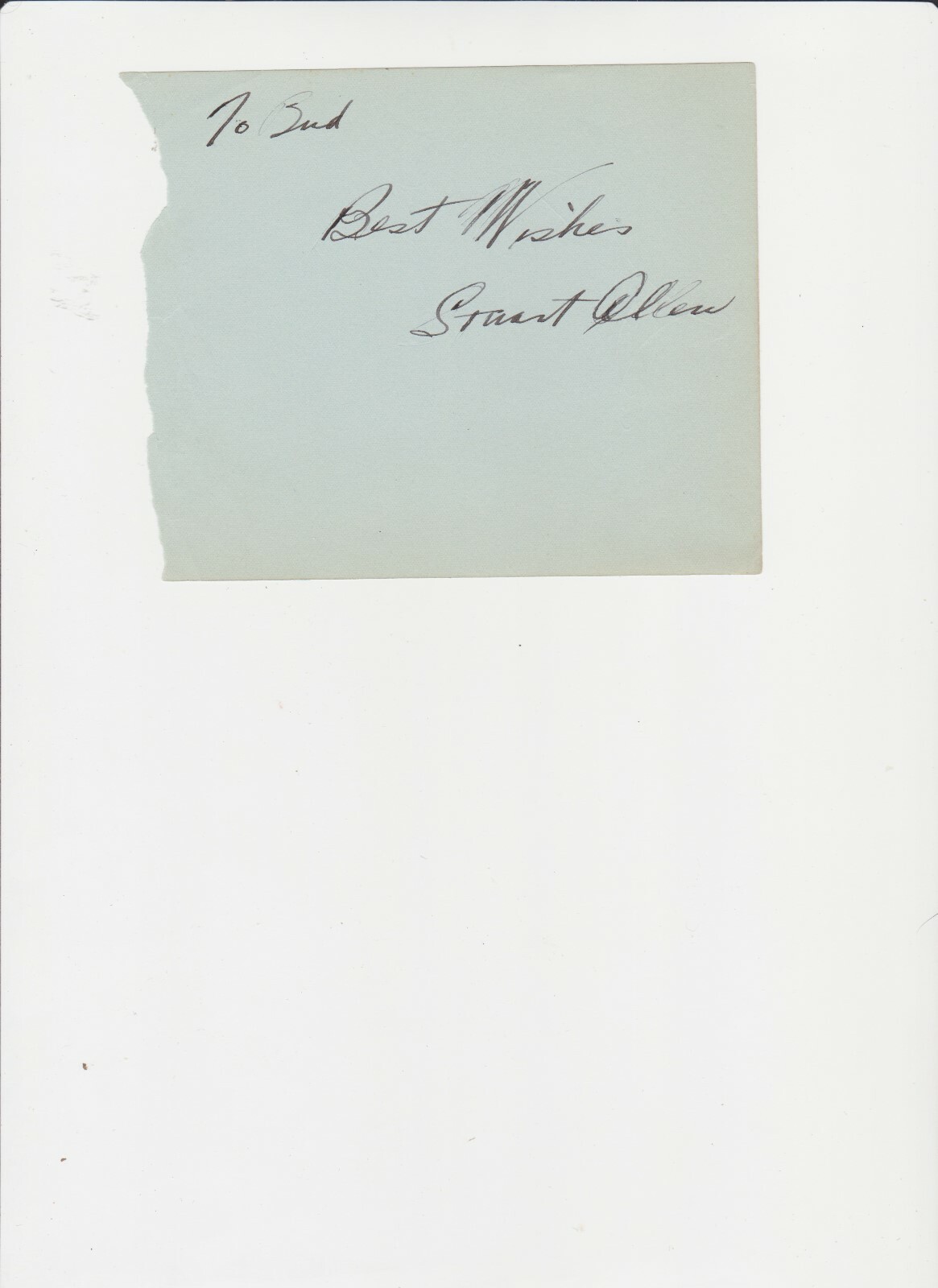 BIG BAND LEADER STUART ALLEN AUTOGRAPH ON ALBUM PAGE BIG BAND LEADER STUART ALLEN AUTOGRAPH ON ALBUM PAGE