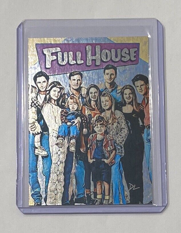 Full House Platinum Plated Artist Signed “Sitcom Classic” Trading Card 1/1