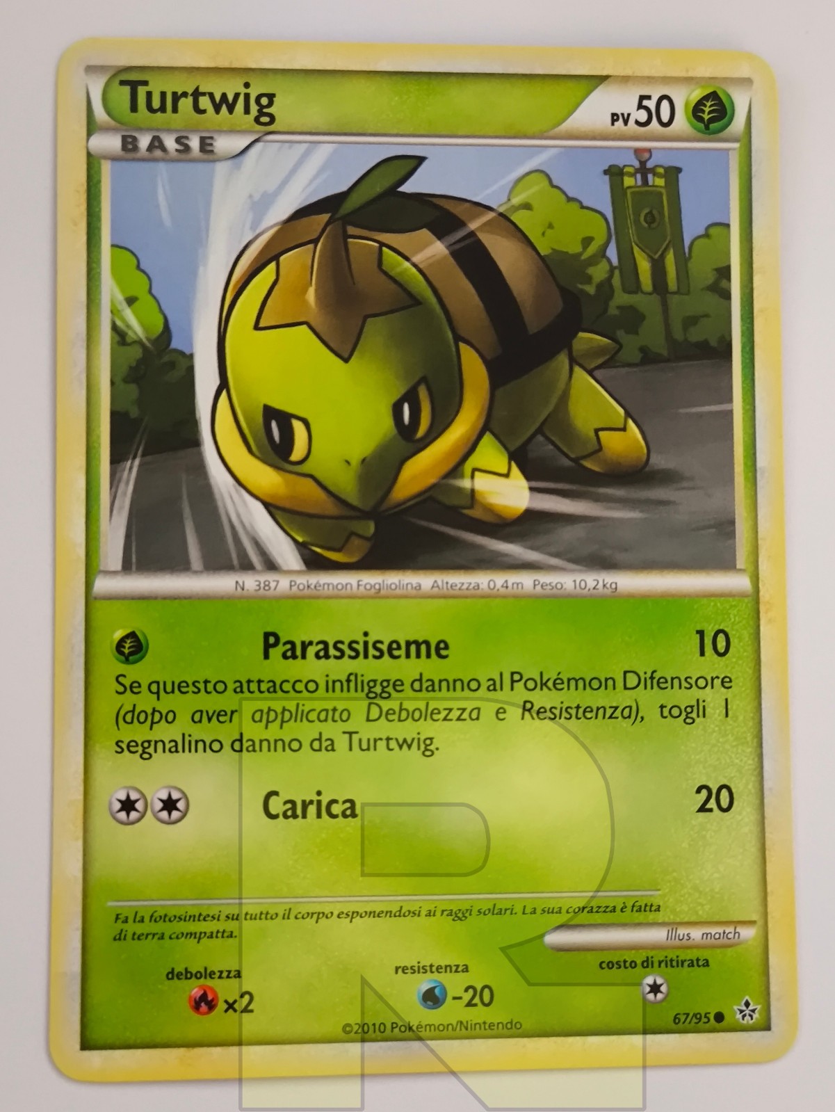 Turtwig ® Unleashed Forces 67/95 ® Common ® Pokemon ® Italian ® EX+
