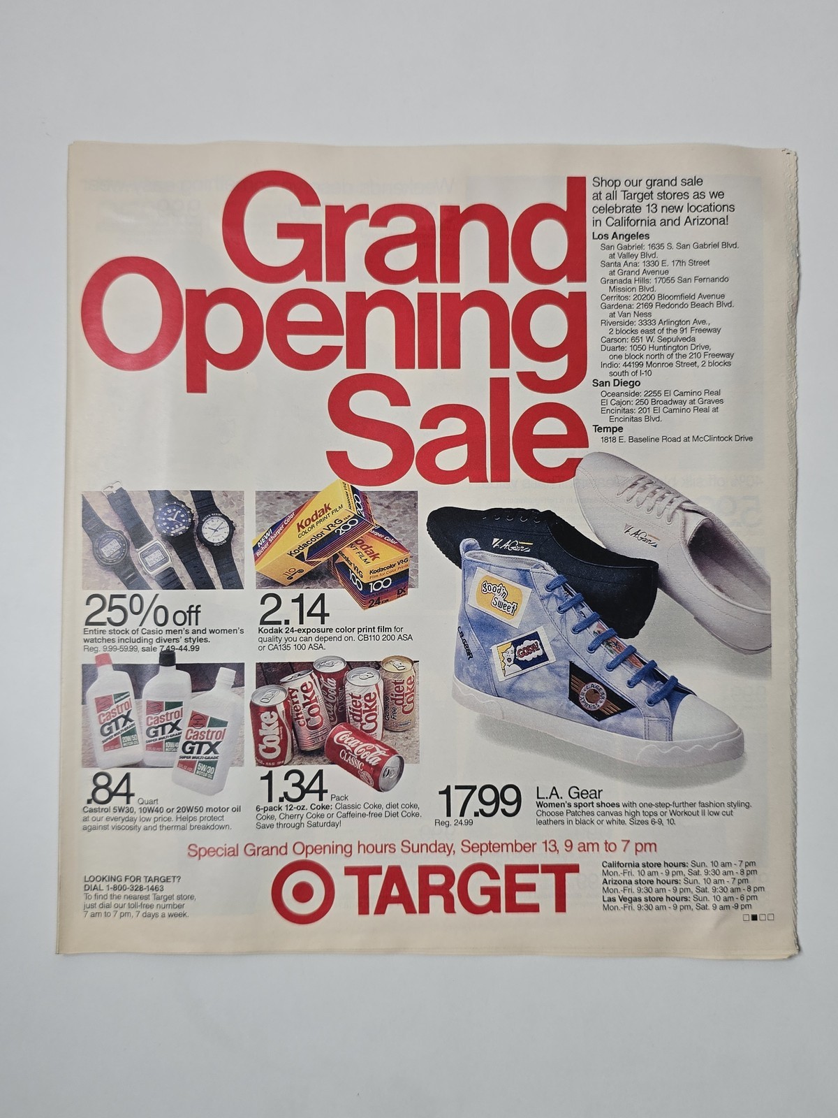 1987 Target Grand Opening Sale Circular Toys Electronics Vintage 23 Pages 1987 Target Grand Opening Sale Circular Toys Electronics Vintage 23 Pages