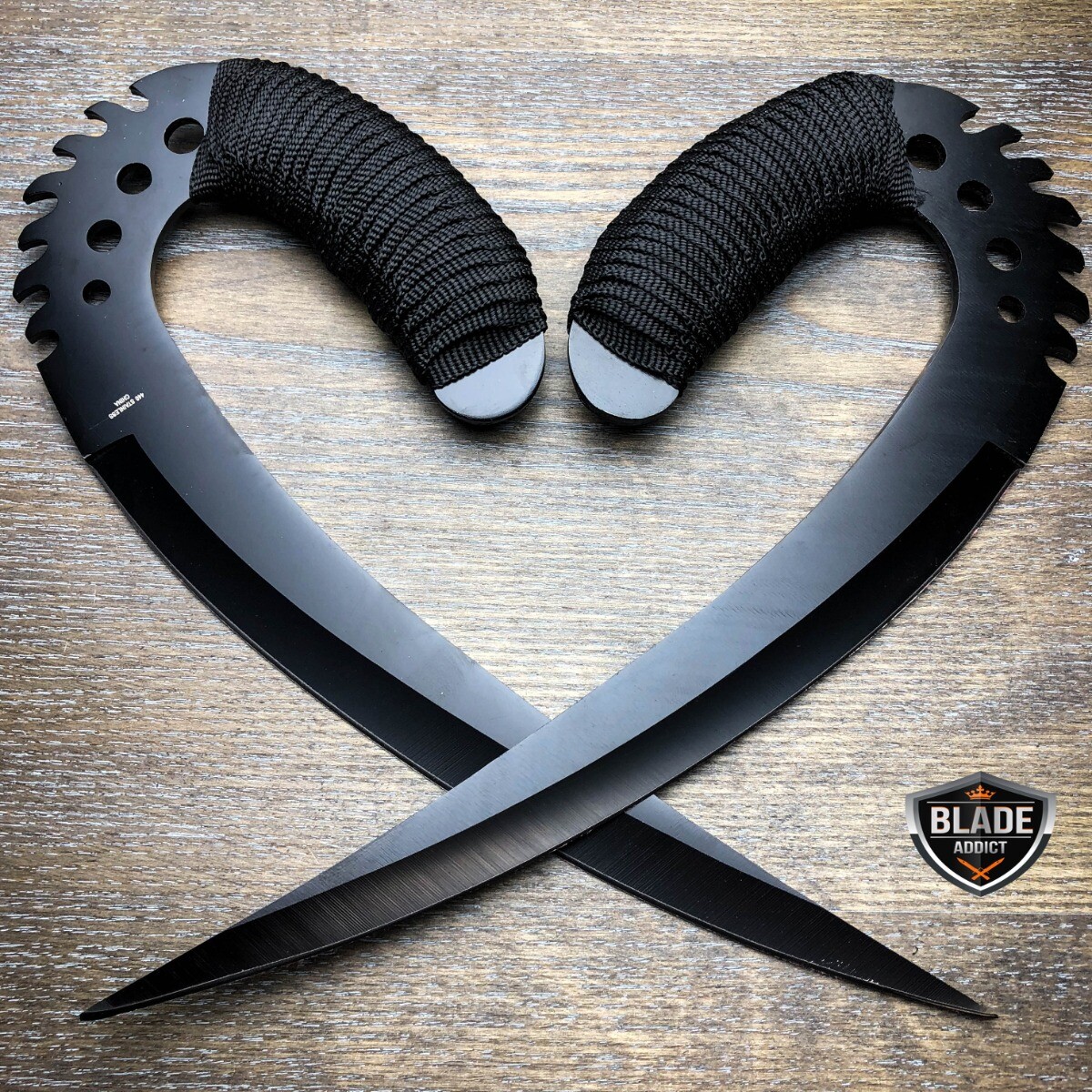 2 PC Chronicles Of Riddick Dagger Saber Claws Fixed Blade Knife w/ Stand NEW Set 2 PC Chronicles Of Riddick Dagger Saber Claws Fixed Blade Knife w/ Stand NEW Set