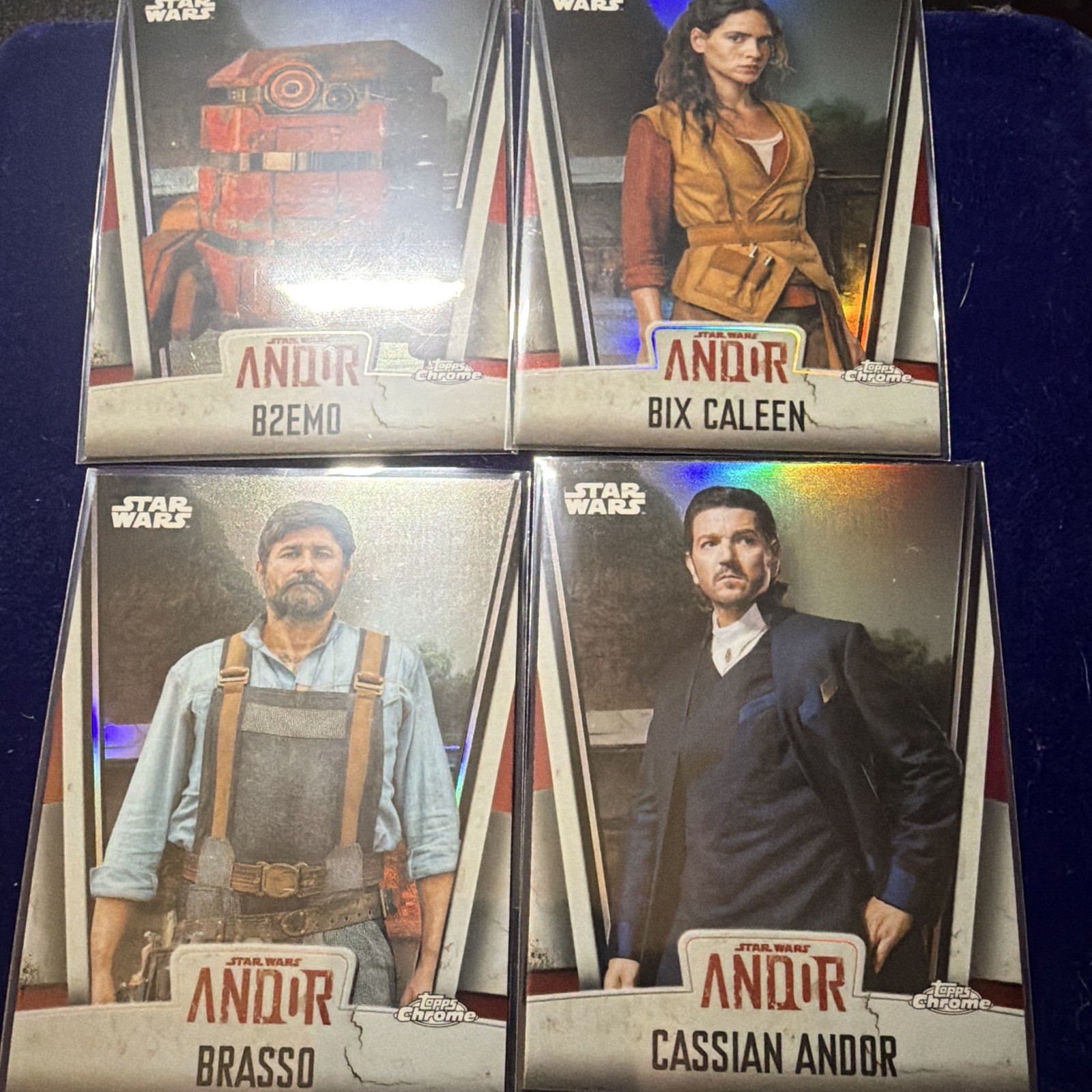 Topps Chrome 2026 Star Wars Andor Complete Insert Set - 17 Characters & 12 Scene