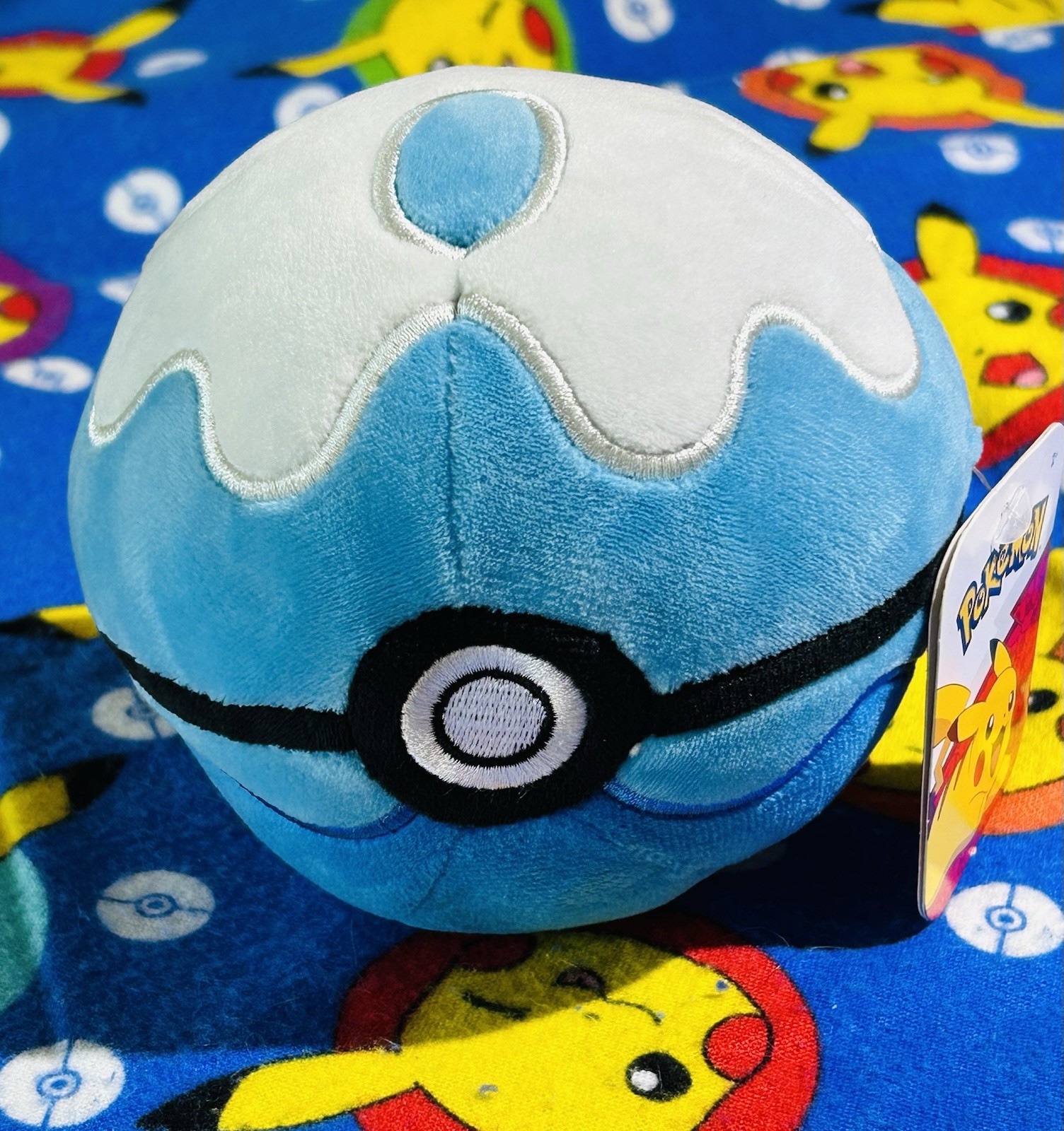 Pokémon Dive Poke Ball Plush 5” Aqua - Nintendo Jazwares 2024 NEW With Tags Pokémon Dive Poke Ball Plush 5” Aqua - Nintendo Jazwares 2024 NEW With Tags