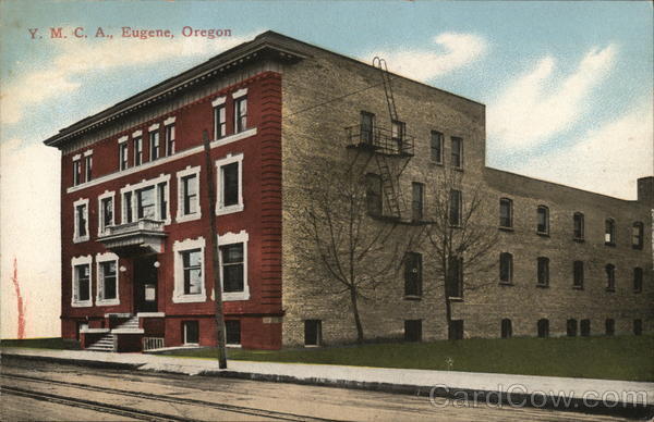 Eugene,OR Y.M.C.A Lane County Oregon W.J. Hill Antique Postcard Vintage