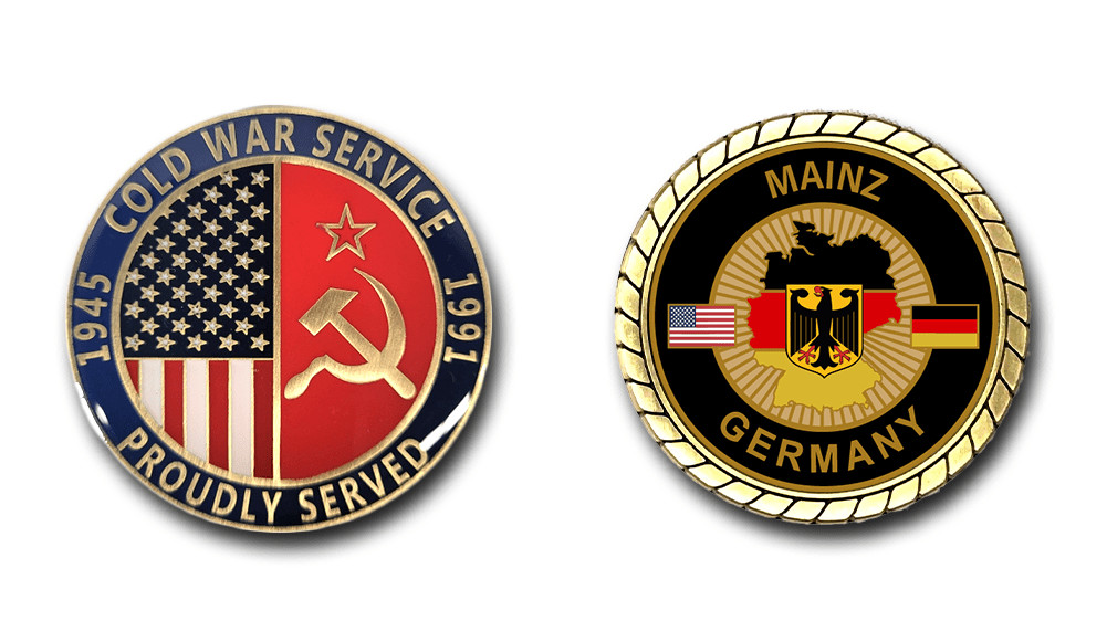 Mainz Germany Cold War Veteran Duty Station Challenge Coin Mainz Germany Cold War Veteran Duty Station Challenge Coin
