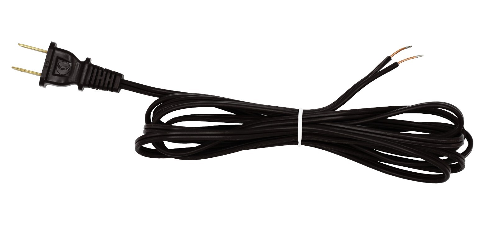 Black Lamp Cord, 8 Foot Long Replacement Repair Part, 18/2 SPT-1 Wire - 1 Pack Black Lamp Cord, 8 Foot Long Replacement Repair Part, 18/2 SPT-1 Wire - 1 Pack