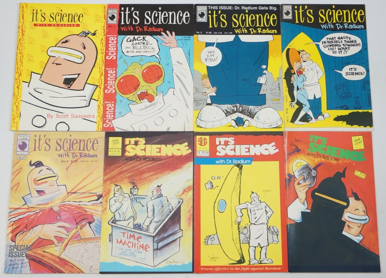 It\'s Science With Dr. Radium #1-7 VG/FN/VF complete series + special - Saavedra
