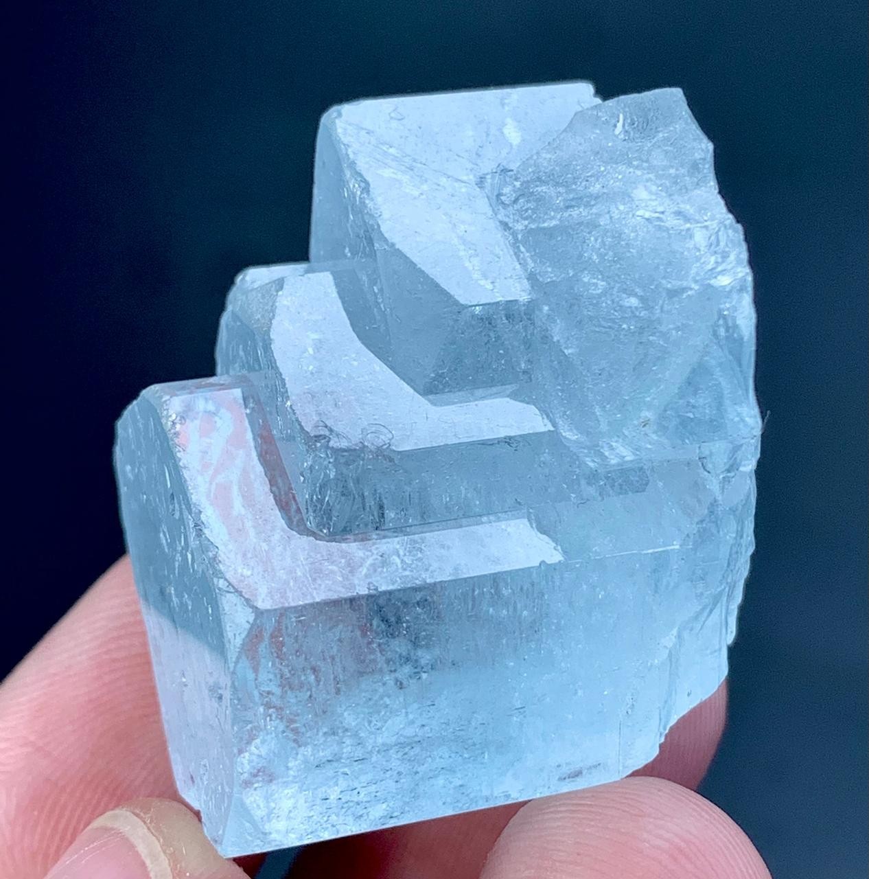 180 Carat  Stepwise Aquamarine Crystal Specimen From Pakistan 