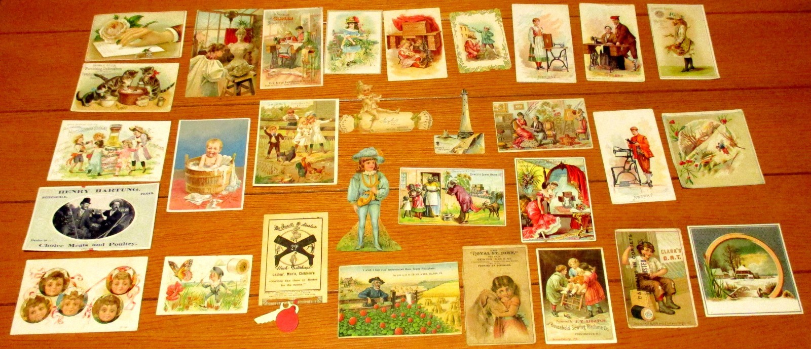 Vintage Advertising Trading Card Lot (30 dif.)  Circa  Early 1900's  #22