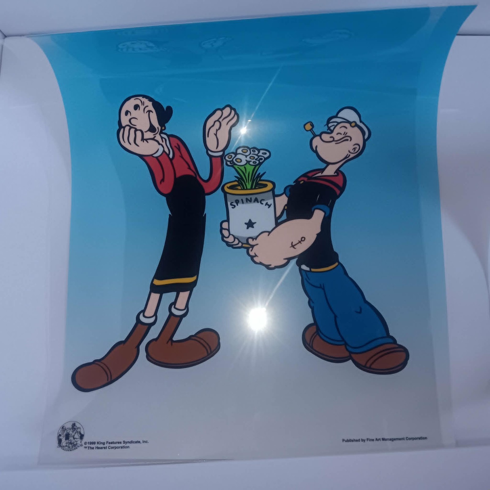 Rare Popeye "Spinach" LImited Collectors Edition Sericel Mint Condition Rare Popeye "Spinach" LImited Collectors Edition Sericel Mint Condition