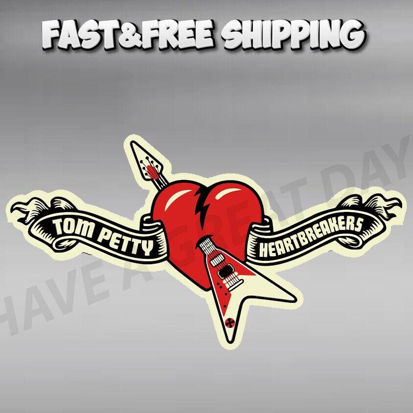 Tom Petty And The Heartbreakers Sticker / Vinyl Decal  | 10 Sizes with TRACKING