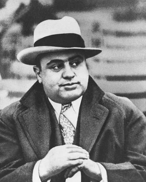 American Gangster Mobster AL CAPONE Glossy 8x10 Photo Criminal Mob Print Poster 