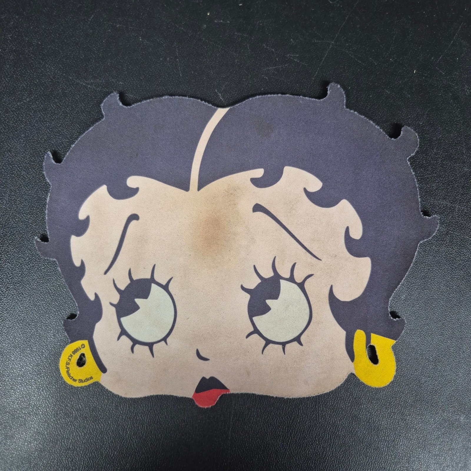 Vintage 1988 Betty Boop Die Cut Mouse Pad Fleischer Studios Retro Computer Decor Vintage 1988 Betty Boop Die Cut Mouse Pad Fleischer Studios Retro Computer Decor