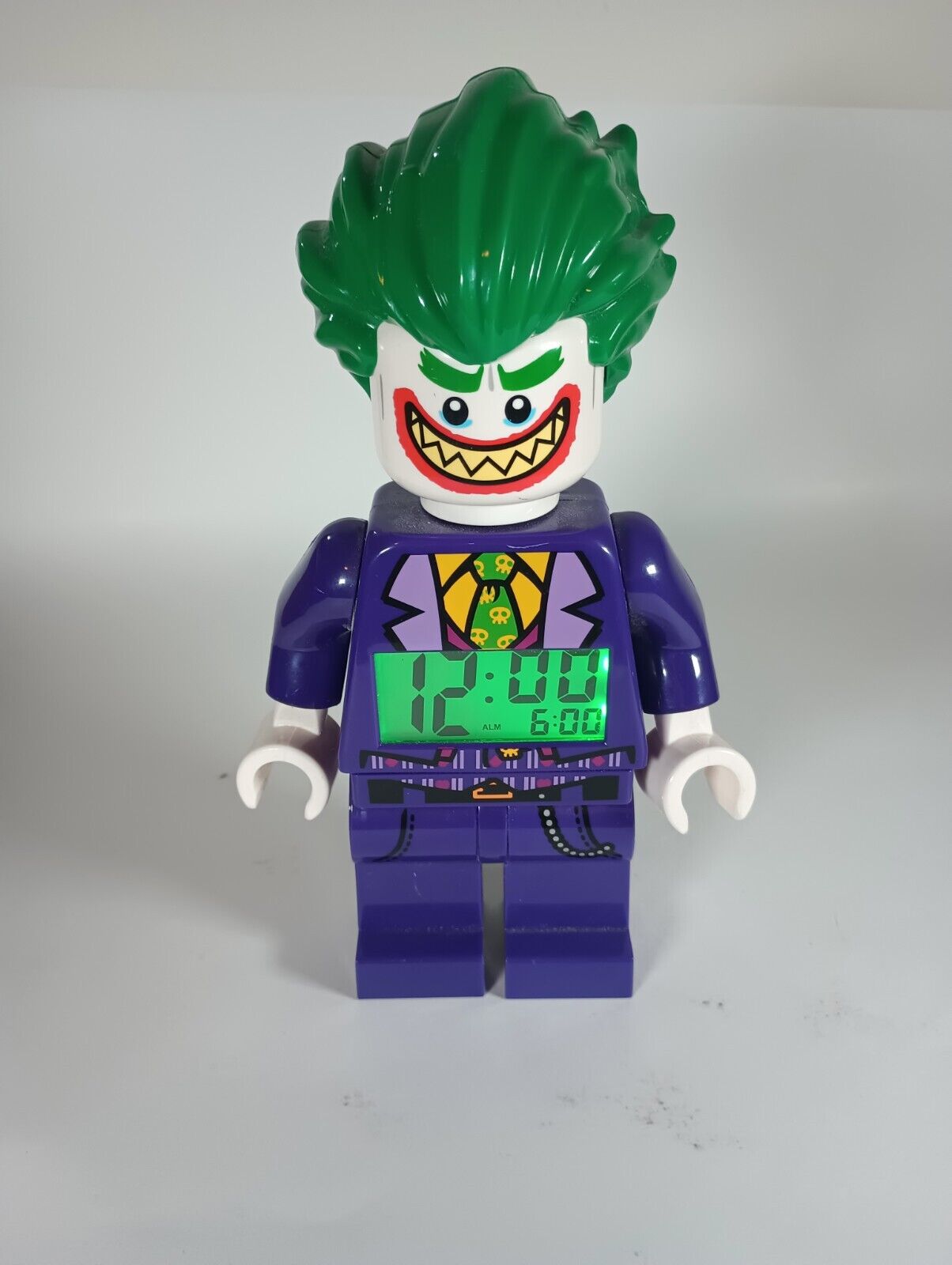 Lego Joker Digital Clock, The Lego Batman Movie, Tested, Works, DC Superhero