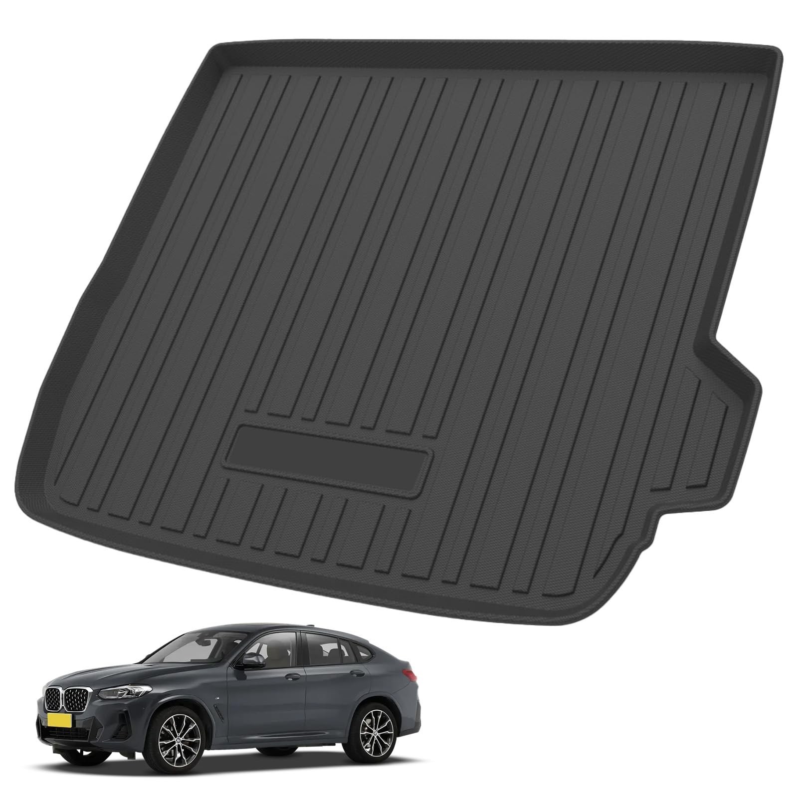 Elsetyler Custom Fit for Cargo Liner BMW X4 2019-2024 2025 - Black TPE All We...