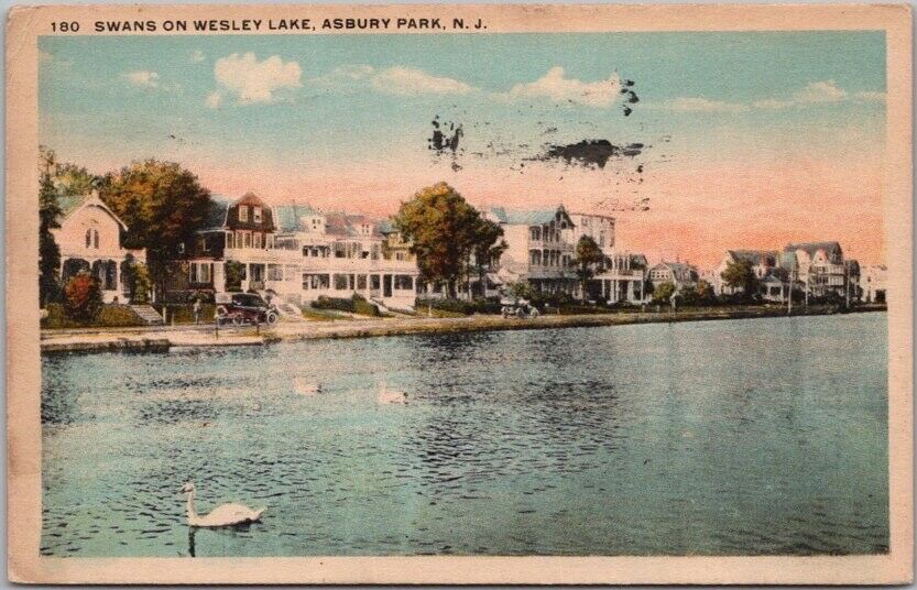Vintage ASBURY PARK, New Jersey Postcard \