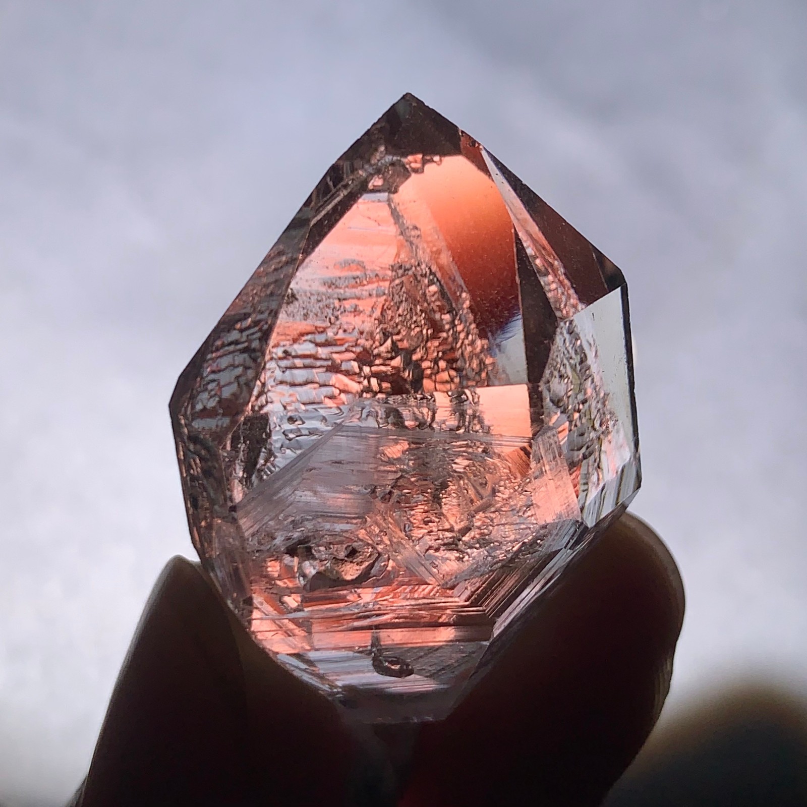 Top Rare Enhydro Herkimer Diamond quartz crystal mineral specimen Top Rare Enhydro Herkimer Diamond quartz crystal mineral specimen