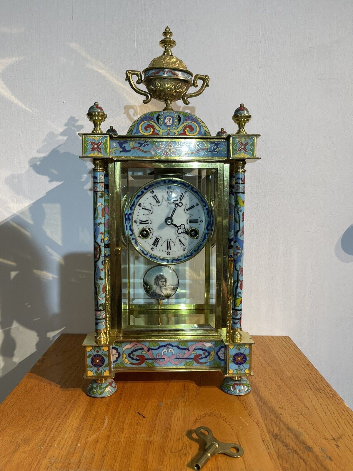Chinese Cloisonné Clock