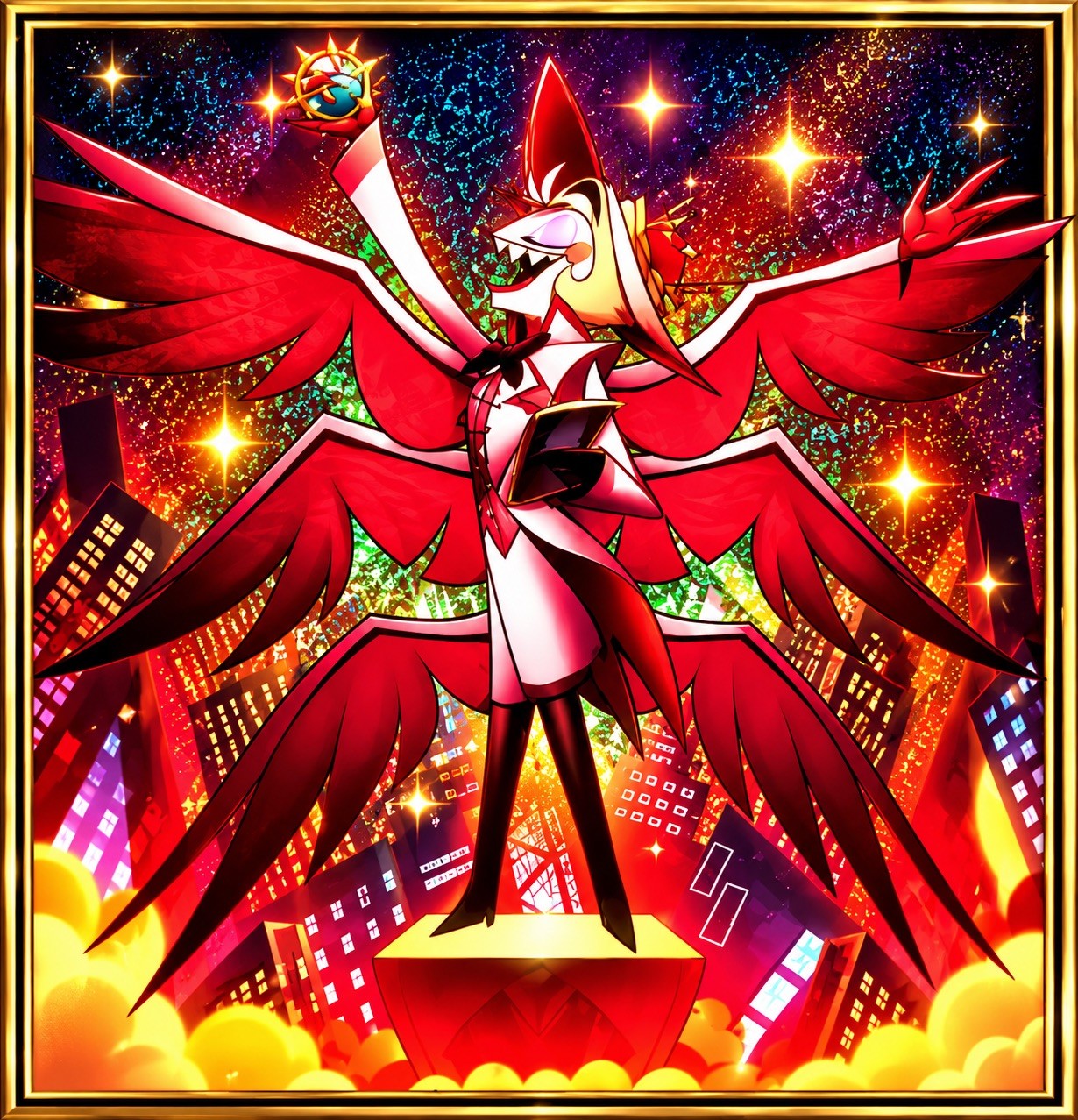 NYCC 2026 PSA HAZBIN HOTEL LUCIFER KING OF NEW YORK PROMO CARD -presale
