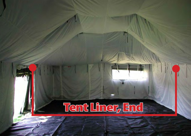 MGPTS Tent End Liner 8340-01-491-1392 Genuine Mil Surplus