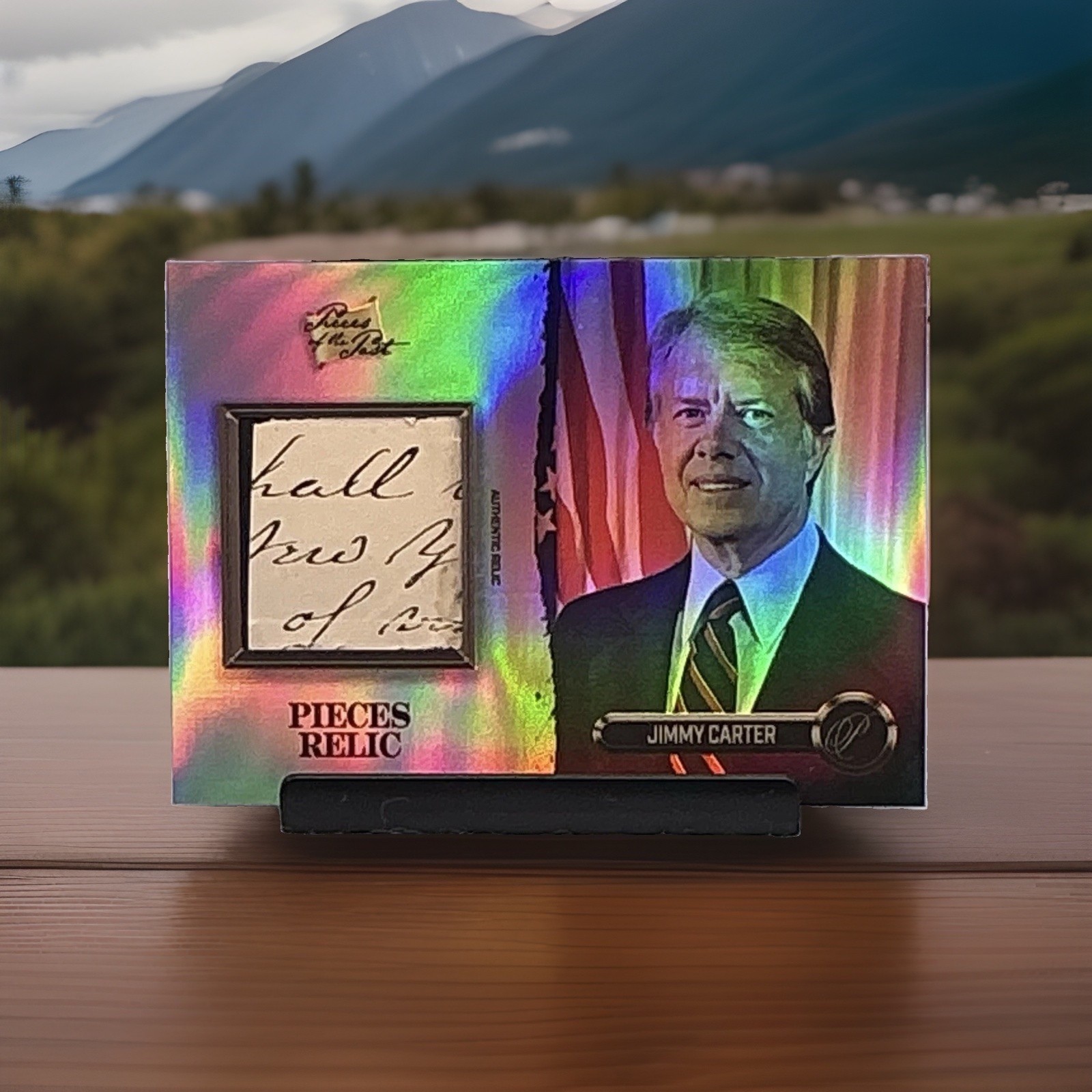 2023 Pieces Of The Past Presidential Edition Jimmy Carter Handwritten Relic Rare 2023 Pieces Of The Past Presidential Edition Jimmy Carter Handwritten Relic Rare